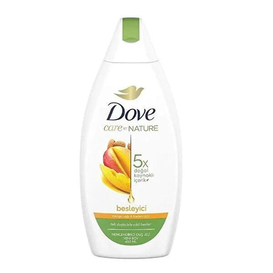 Dove Moisturizing Shower Gel with Mango Oil and Almond Extract - Hydrating Body Wash for Soft Skin