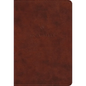 ESV Large Print Value Compact Bible (Trutone, Chestnut) - Imitation Leather