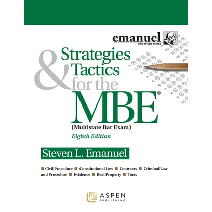 Strategies & Tactics for the MBE - Paperback