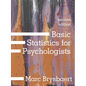 Basic Statistics for Psychologists - Paperback