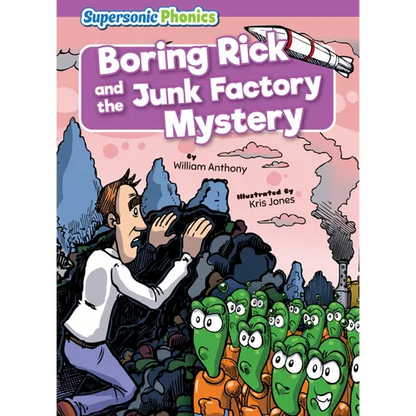 Boring Rick and the Junk Factory Mystery - Library Binding