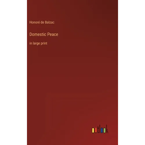 Domestic Peace: in large print - Hardcover