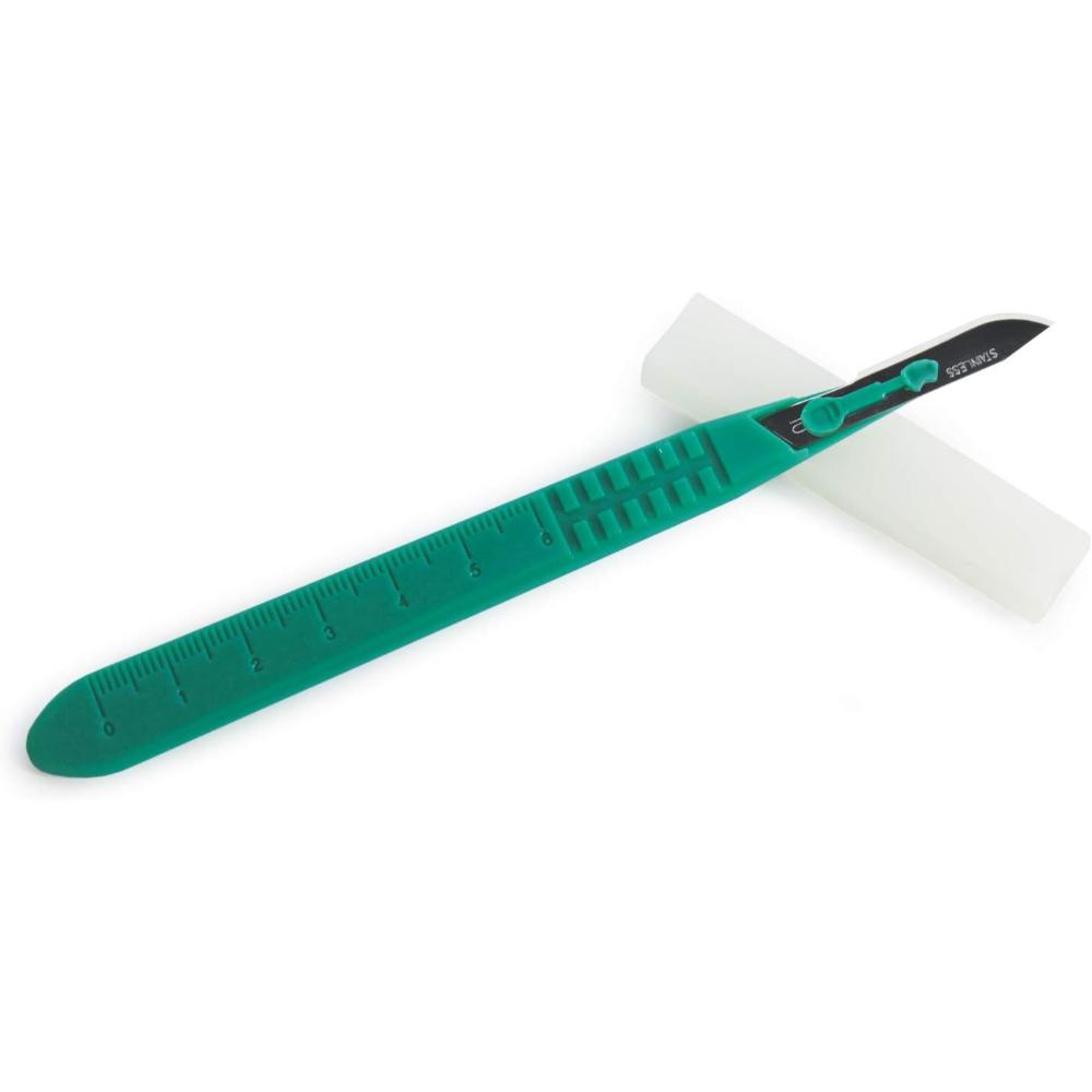 MedPride Disposable Scalpels - Stainless - Sterile - 10/BX 10/CS (100 Count)