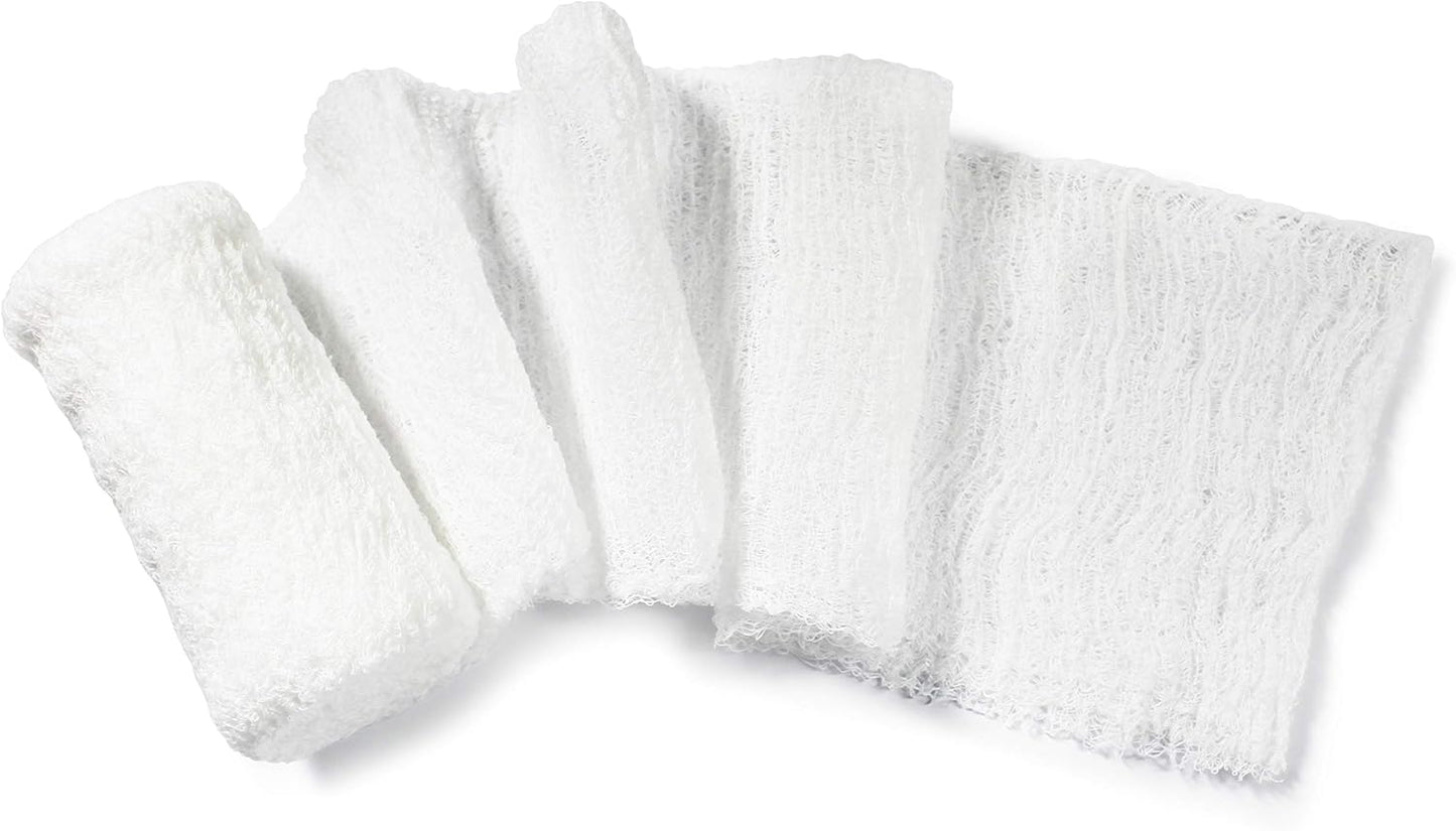 MedPride Krinkle Gauze Roll 4.5" x 4.1 yd - Sterile - 12 rolls/box, Case of 12 (144 Count)