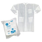 MedPride Lab Coat w/3 Pocket Knit Collar and Cuff - 10/Pack, Case of 3 (30 Count)