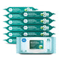 MedPride Disposable XL Premoistened Washcloths 8" x 12", 50 Sheets / Case of 6 (300 Count)