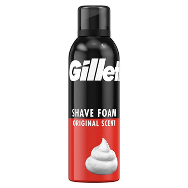 Gillette Original Shaving Foam 200ml - Smooth Shaving for Men