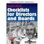 Essential Checklists for Directors and Boards: Helping you save time, avoid risk and protect your reputation - Paperback