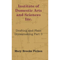 Institute of Domestic Arts and Sciences - Drafting and Plain Dressmaking Part 3 - Hardcover