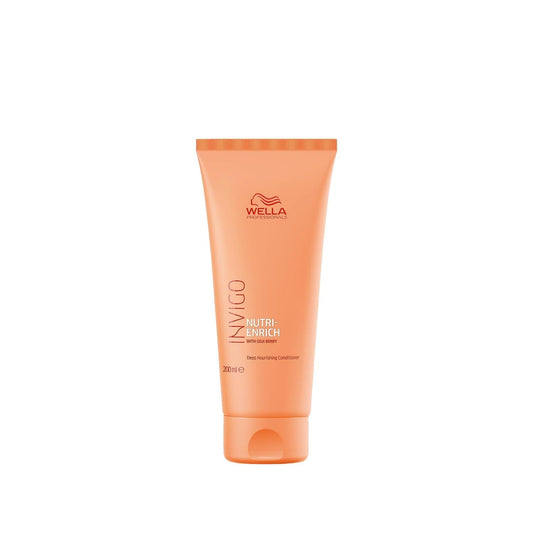 Wella Invigo Nutri-Enrich Deep Nourishing Hair Cream 200ml - Professional Moisturizing Treatment for Dry & Damaged Hair