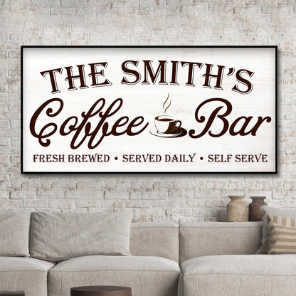 Coffee Bar Sign II