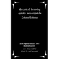 The Art of Drawing Spirits Into Crystals: The Doctrine of Spirits - Paperback