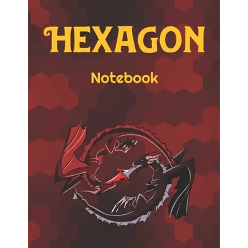 Hexagon Notebook: Hexagonal Graph Paper Notepad - Paperback