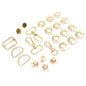 Magnolia Drawstring Bucket Bag Hardware Kit Gold