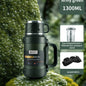 Multi-Size - Insulated Water Bottle Stainless Steel Thermos Mug Handle