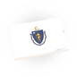 Massachusetts State Flag - Custom Printed - Made Using LEGO® Tiles