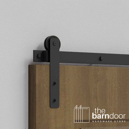 Modern Straight Strap Barn Door Hardware Kit