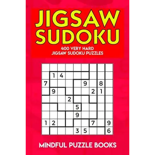 Jigsaw Sudoku: 400 Very Hard Jigsaw Sudoku Puzzles - Paperback