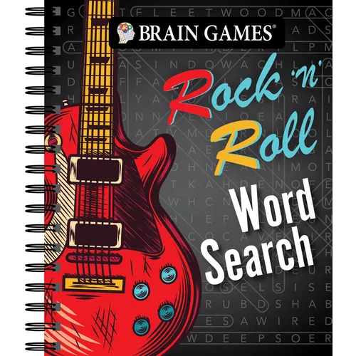 Brain Games - Rock 'n' Roll Word Search - Spiral