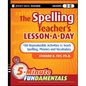 The Spelling Teacher's Lesson-a-Day - Paperback