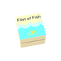 McBrick's Filet of Fish Box - Custom Printed 1x1 - Made Using LEGO® Parts