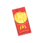 McBrick's French Fries - Custom Printed 1x2 Tile - Made Using LEGO® Parts