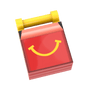 McBrick's Smile Meal - Custom Printed - Made Using LEGO® Parts