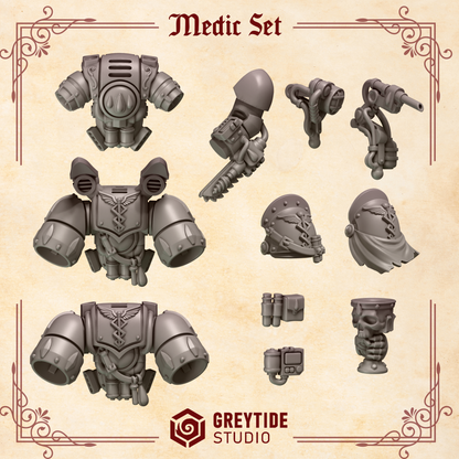 3d Printed Crimson Lords Medic Upgrade Kit by Greytide Studio