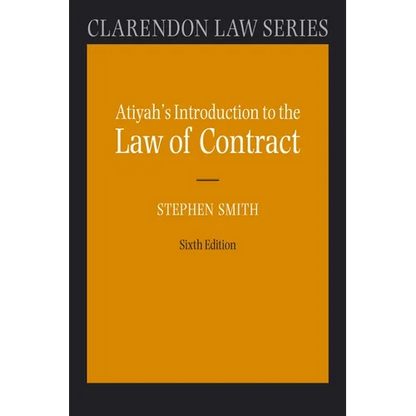 Atiyah's Introduction to the Law of Contract - Paperback