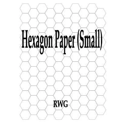 Hexagon Paper (Small): 50 Pages 8.5" X 11" - Paperback