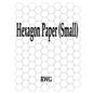 Hexagon Paper (Small): 50 Pages 8.5" X 11" - Paperback