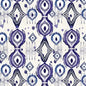 Mirrors White/Blue Affinity Cotton 44"/45" Fabric Per Yard