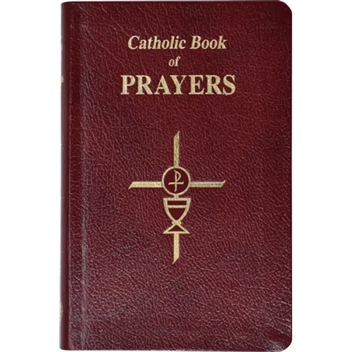 Catholic Book of Prayers-Burg Leather: Popular Catholic Prayers Arranged for Everyday Use: In Large Print - Bonded Leather