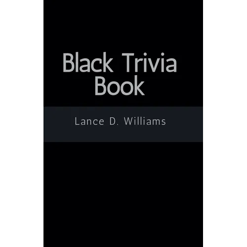Black Trivia Book - Paperback