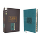 Nasb, Thinline Bible, Leathersoft, Teal, Red Letter Edition, 2020 Text, Thumb Indexed, Comfort Print - Imitation Leather
