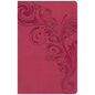 KJV Large Print Personal Size Reference Bible, Pink Leathertouch Indexed - Imitation Leather