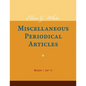Ellen G. White Miscellaneous Periodical Articles, Book I of II - Paperback
