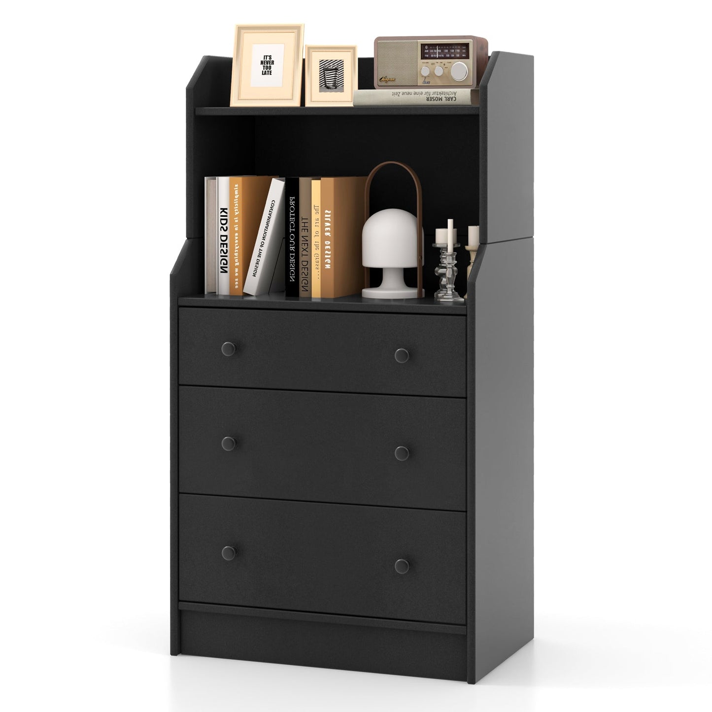 Storage Dresser with Anti-Toppling Device, 44" Tall