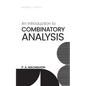 An Introduction to Combinatory Analysis - Paperback