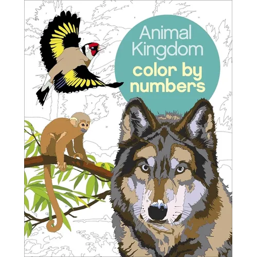 Animal Kingdom Color by Numbers - Paperback