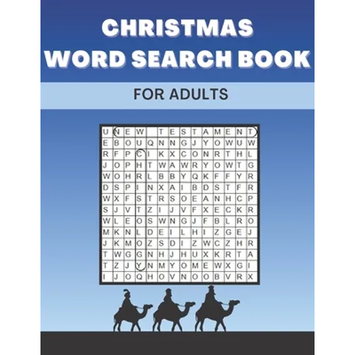 Christmas Word Search Book For Adults: Large Print Christian Puzzles Perfect Gift For Kids Colorbook 2 in 1 - Paperback