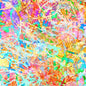 Multi Abstract Wideback Cotton Fabric Per Yard