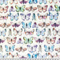 Multi Boho Flutter Digital Cuddle Fabric per yard