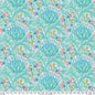 Multi Color Artichoke Lavender Cotton Wideback Fabric per yard