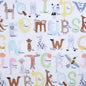 Multi Easy as ABC Digital Cuddle Fabric per yard