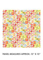 Multi Heirloom Quilt A Prairie Panel 15" x 15"