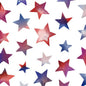 Multi Star Hues Digital Cuddle Spangled Fabric per yard
