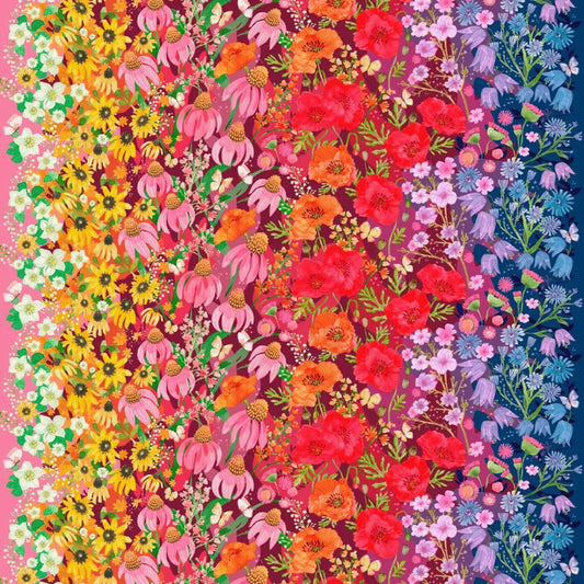 Multi Superbloom Jewel 44"/45" Fabric Per Yard
