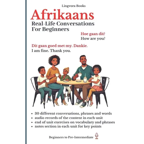 Afrikaans: Real-Life Conversations for Beginners (with audio) - Paperback