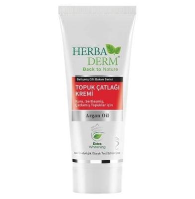 Herbaderm Heel Crack Cream 60ml - Natural Moisturizing Relief for Dry Cracked Heels